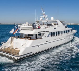 Gorgeous newly-refitted 38m classic charter yacht REFLECTIONS available in the Bahamas