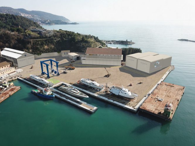 Antonini Navi Yard in La Spezia as it will be