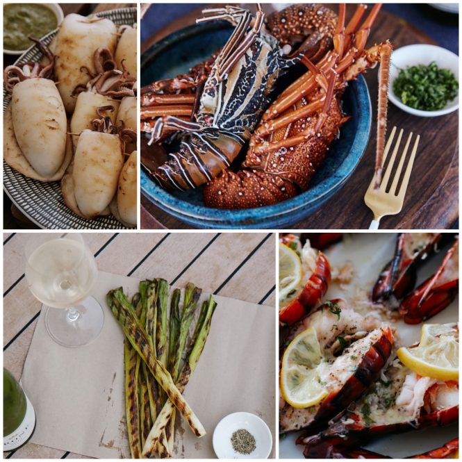 Cuisine aboard Pelican