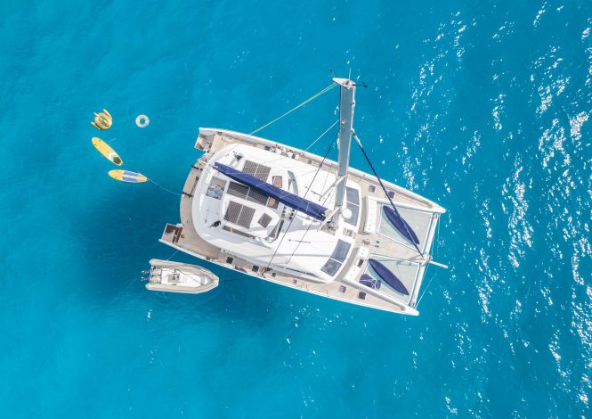 Seychelles catamaran yacht PELICAN