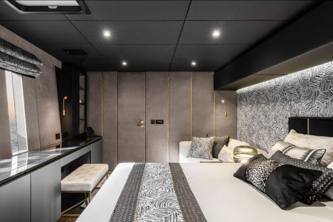 Lavish master stateroom - Photo © Sunreef Yachts