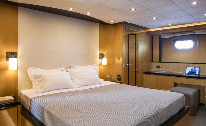 Spacious master suite