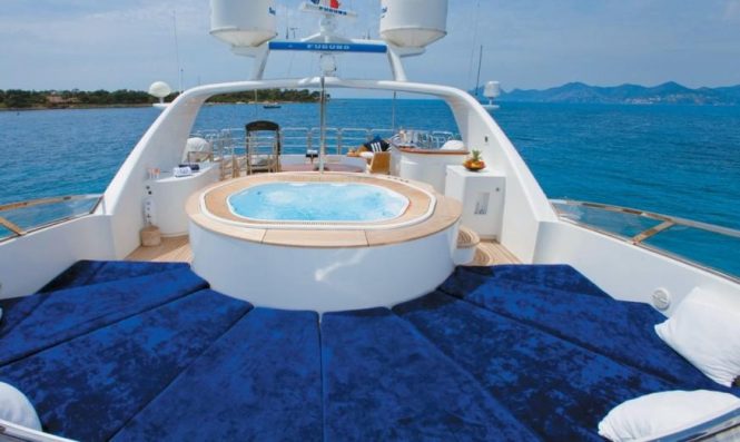 Jacuzzi on the sun deck