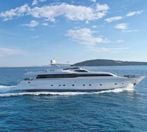 34m charter yacht Princess Lona offering discounted vacations in Croatia