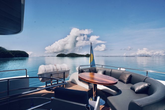 Outdoor Bar on the Upper Deck