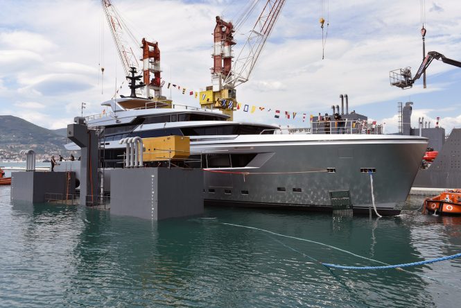 Superyacht H1 launched by Sanlorenzo