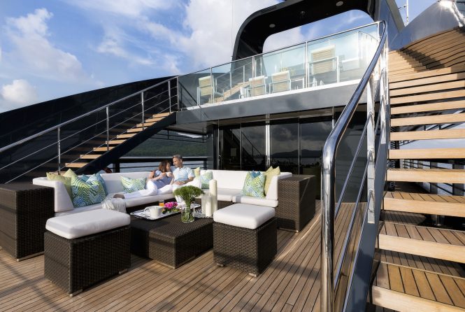 Comfortable luxury deck spaces