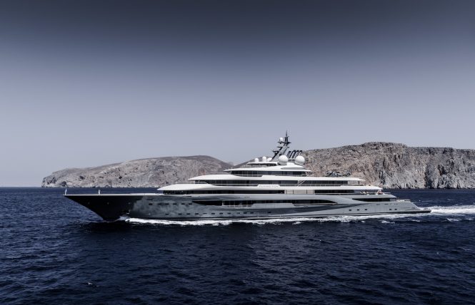Impressive mega yacht FLYING FOX available for charter © Guillaume Plisson for Imperial