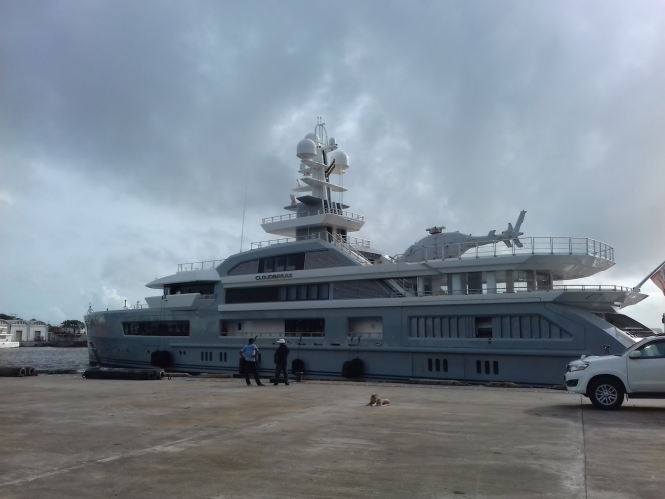 Luxury charter yacht CLOUDBREAK in Sri Lanka before moving onto the Mediterranean