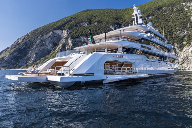 private yacht in mediterranean