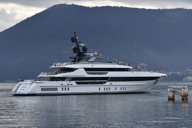 Sanlorenzo 52Steel hull number four yacht LADY LENA delivered