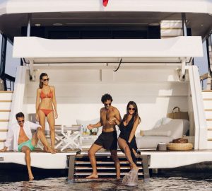 Gorgeous modern luxury motor yacht Moanna II new to charter