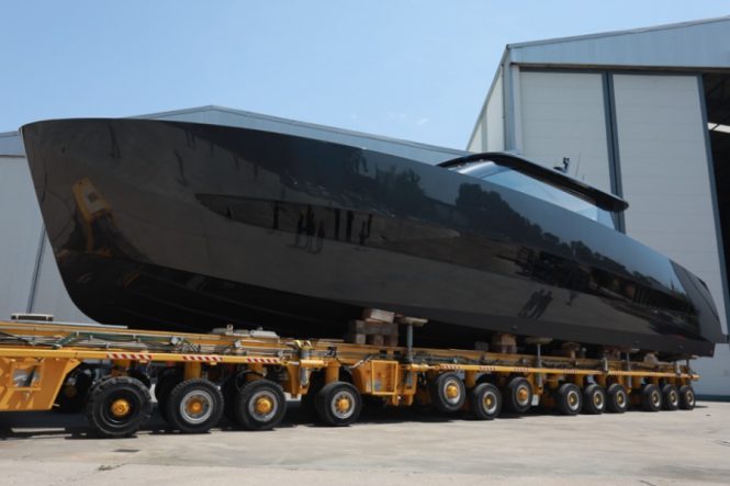23m LA PALOMA yacht to be launched