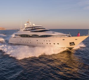 Charter luxury yacht Always Believe among the beautiful Balearic Islands