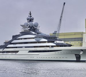 142m superyacht Opus launched at Lürssen
