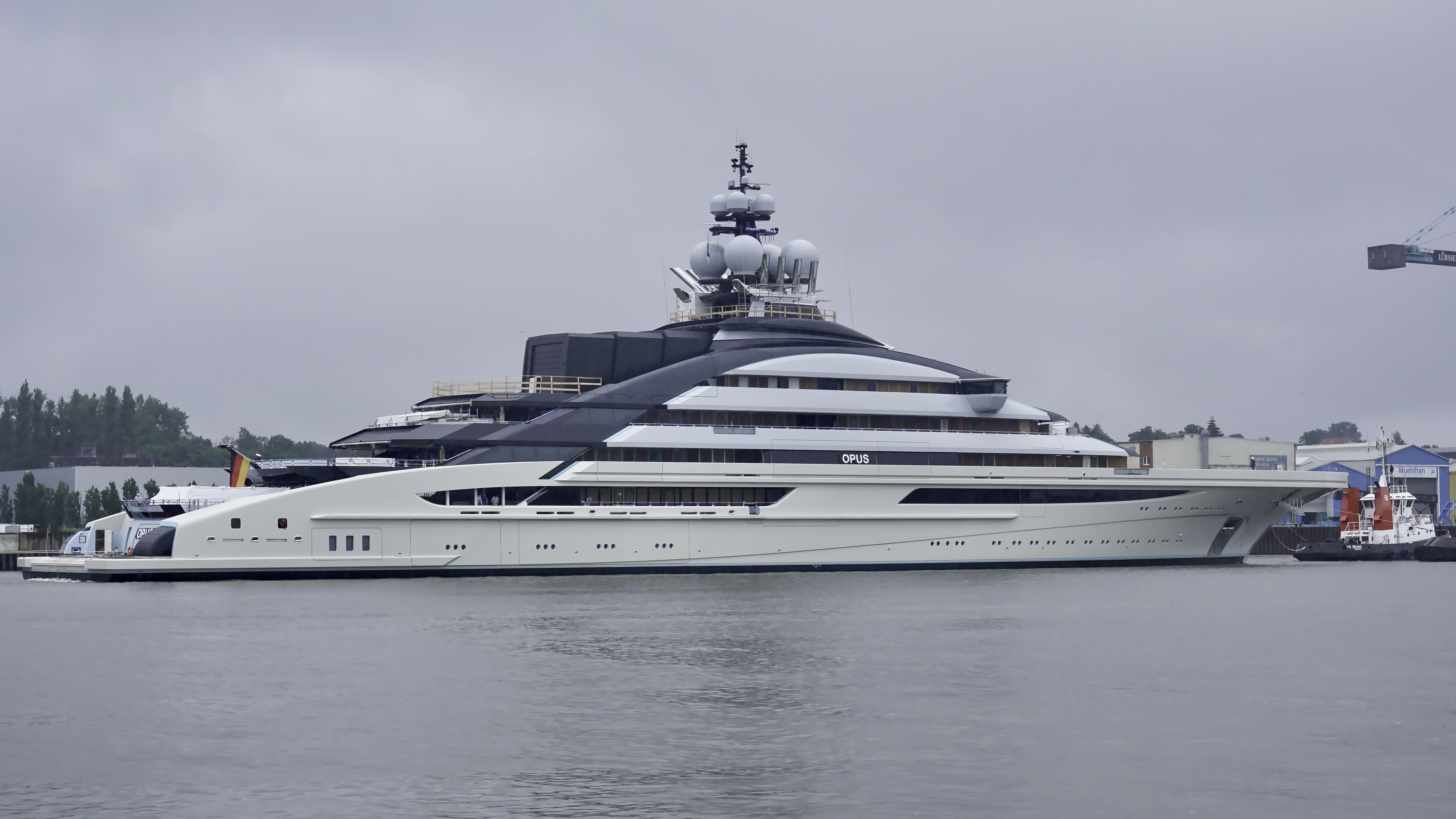 superyacht in opua today