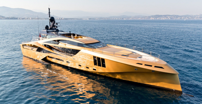Motor yacht KHALILAH - a beautiful golden yacht
