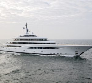 Impressive 96.6m luxury yacht FAITH is ready for charter in the Mediterranean