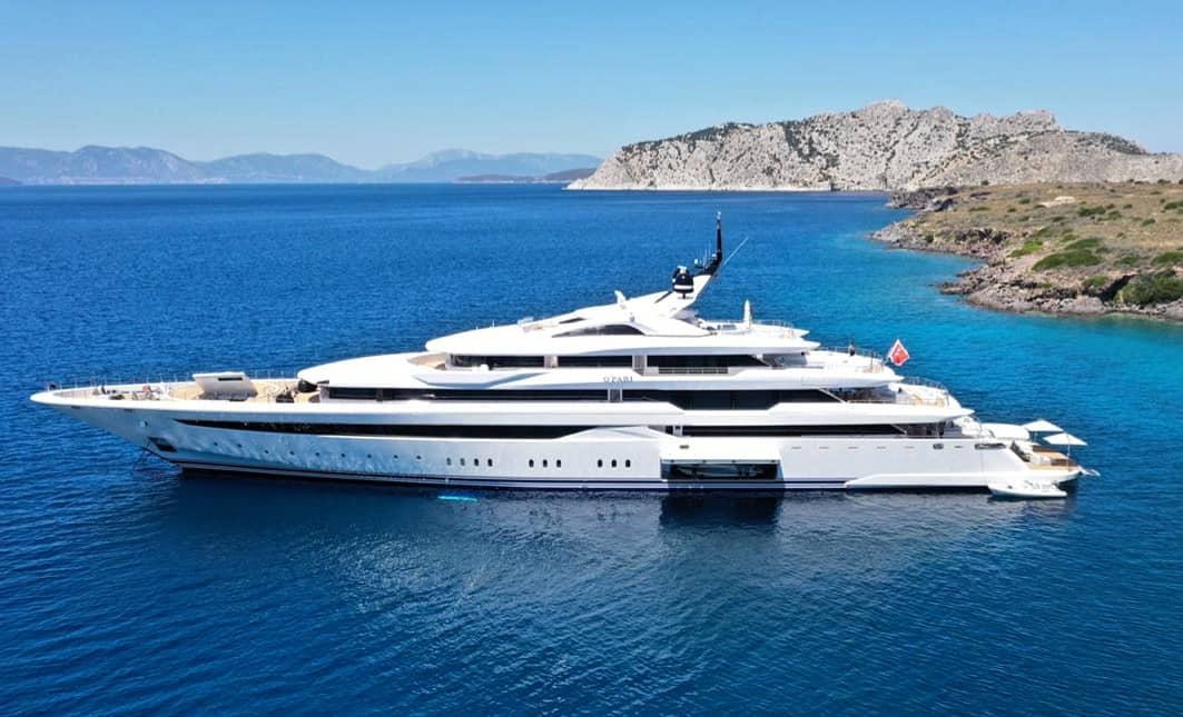 super yacht in greece