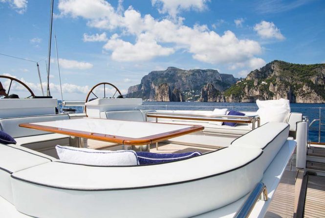 deck areas for a relaxed dining or socialising setting