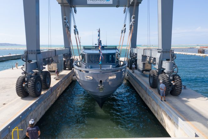 launch of yacht HAZE