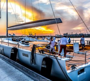 Sailing Yacht CEAFEA, largest vessel by Solaris Yachts hits water in Italy