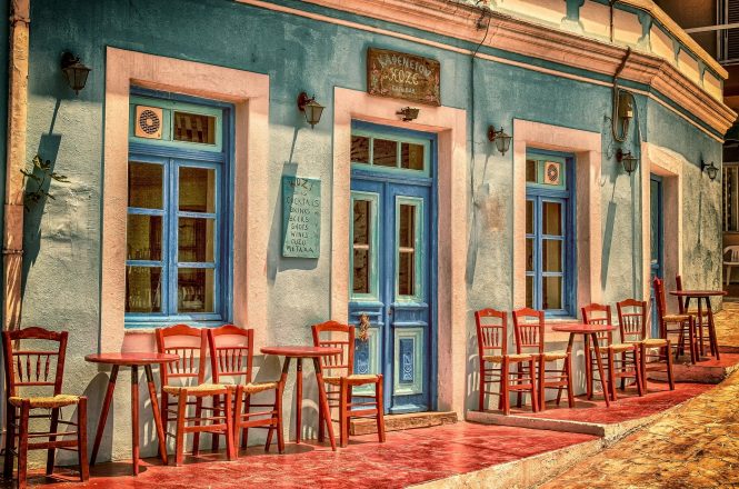 Enchanting streets of Greece
