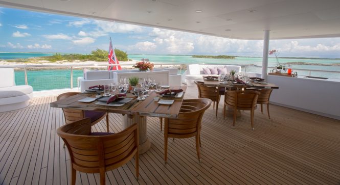 Exterior dining area