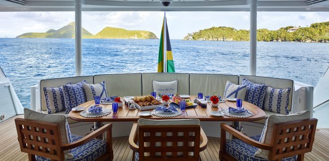Fabulous view to be enjoyed during your on deck breakfast