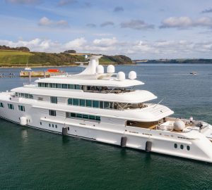 74m Superyacht LADY E relaunched after an extensive refit and extension