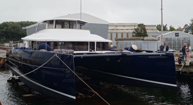 Long Island 78 power yacht launched at JFA Yachts