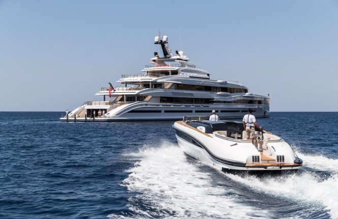 Luxury charter yacht LANA with tender - Superyacht LANA - © Imperial - photo Jeff Brown