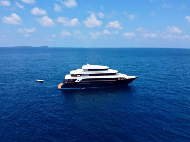 Luxury yacht SAFIRA available in the Maldives