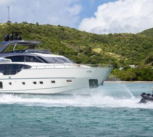 Reduced weekly charter rates with 26m motor yacht AKULA in the Bahamas