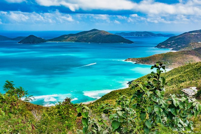 Tortola on the British Virgin Islands in the Caribbean