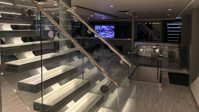 Interiors © Metal Shark Yachts