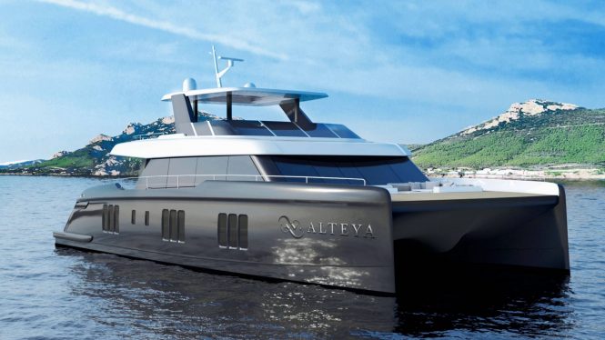 Catamaran ALTEYA rendering