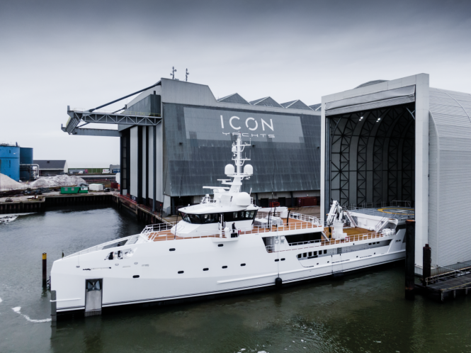 GAME CHANGER expedition yacht at Icon Yachts