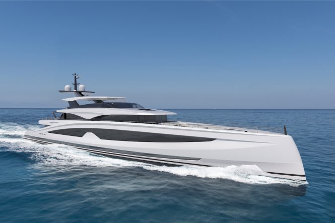 Heesen 20067 - motor yacht Sparta Bow View - Winch Design