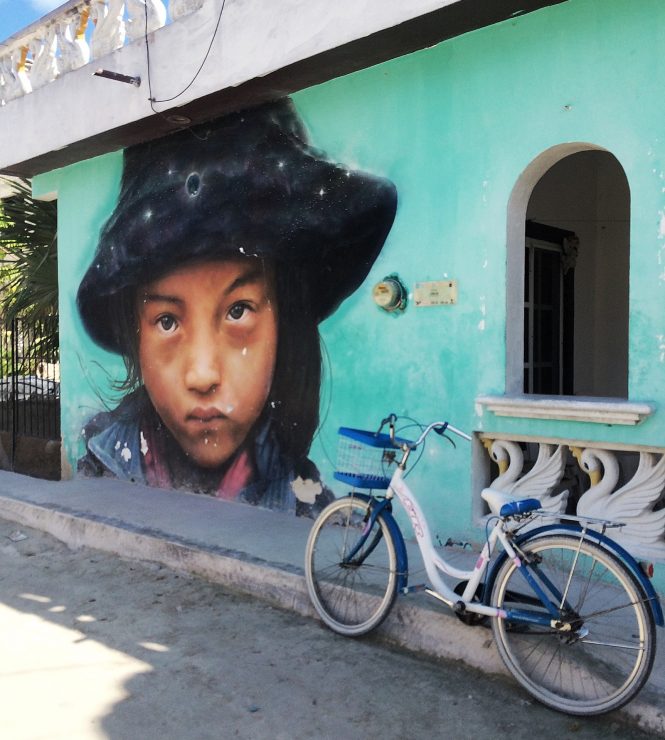 Streetart in Cancun Mexico