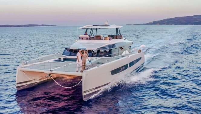 CHRISTAL MIO catamaran available in Greece