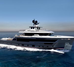 Eye-catching Expedition yacht  MAVERICK from Cantiere delle Marche under construction
