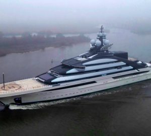 VIDEO and PHOTOS: 142m Mega yacht NORD returning from the Baltic Sea