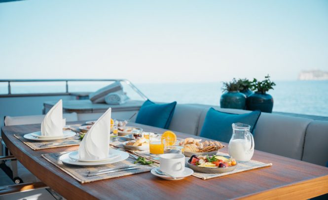 alfresco dining area