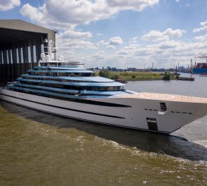 Mega yacht Kaos returns to her Owners following extensive refit