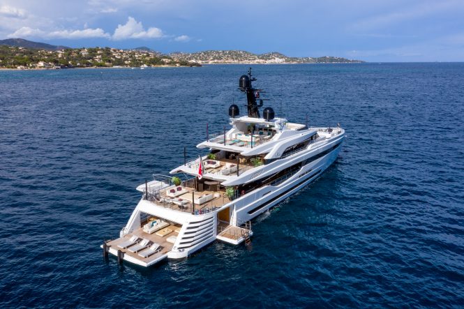 Beautiful motor yacht LEL available to cruise through the Western Mediterranean