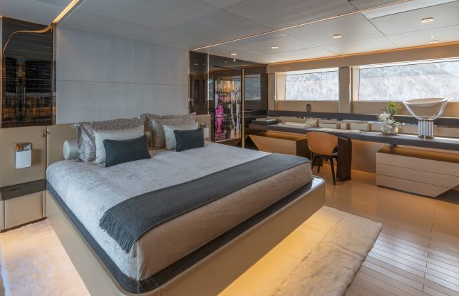Elegant and spacious master suite