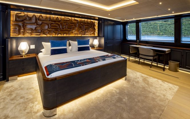 Spacious on deck master suite