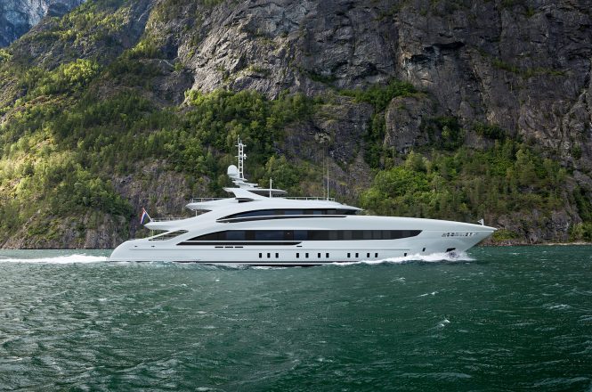 Superyacht Project Oslo24 by Heesen Profile Rendering