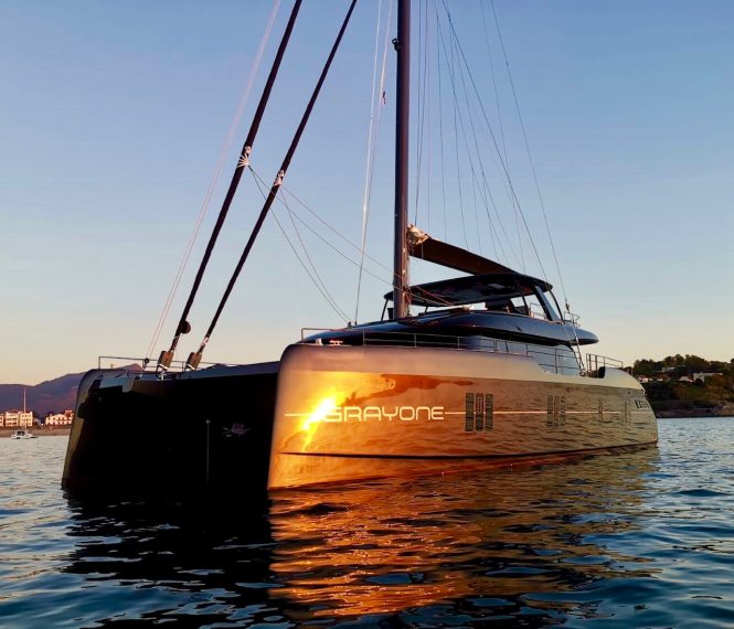 Luxury catamaran yacht GRAYONE
